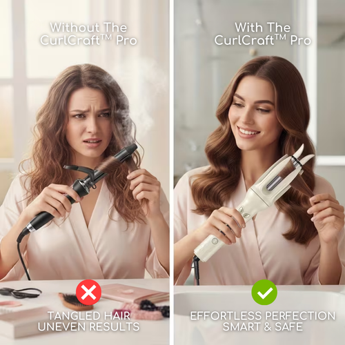 CurlCraft Pro | Automatic Curling Iron | Salon-Perfect Curls in Seconds | Free Delivery in Malta & Gozo